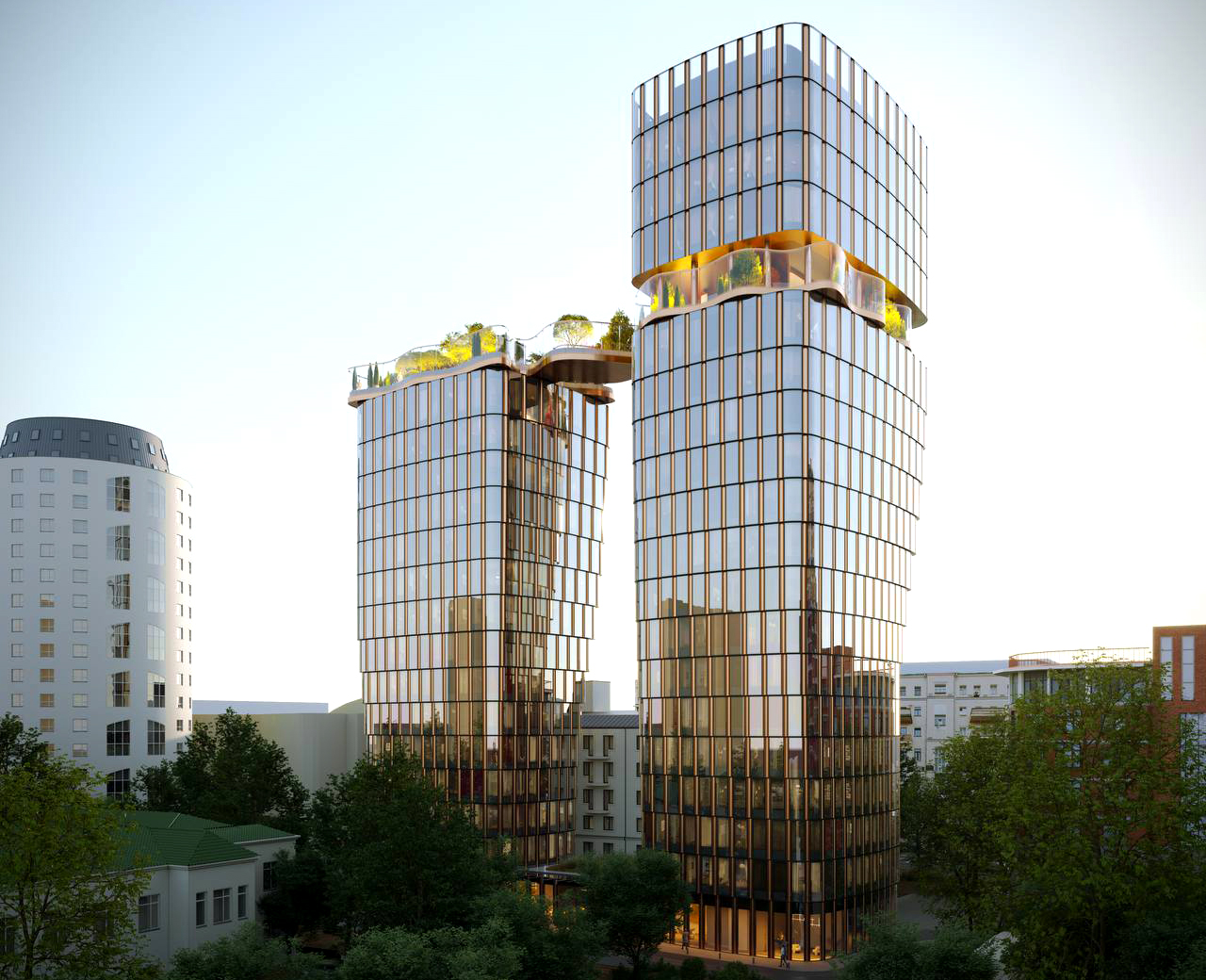 Новый жилой комплекс «Энигмия» с уникальным мостом-садом получил разрешение на строительство