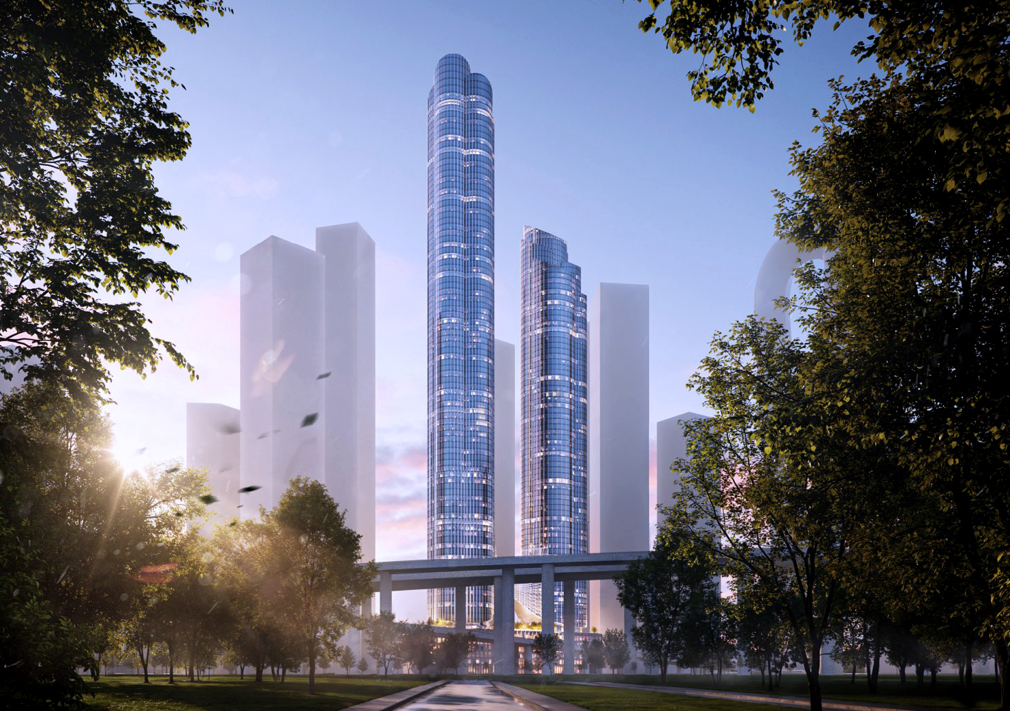 Утверждена архитектура бионического небоскреба в районе «Сити-2»