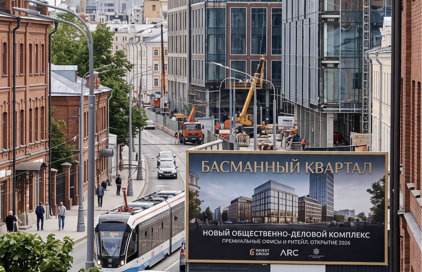 В Басманном районе появится новый общественно-деловой комплекс