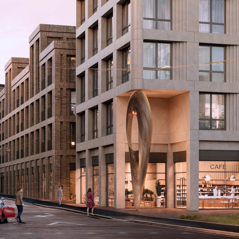 Скульптура в форме игольного ушка - визитная карточка нового ЖК в Саввинском переулке Скульптура в форме игольного ушка - визитная карточка нового ЖК в Саввинском переулке