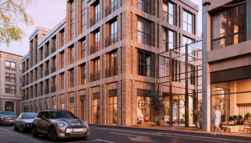 Центральное лобби нового уникального дома с игольным ушком | Новости Buro Estate Центральное лобби нового уникального дома с игольным ушком | Новости Buro Estate