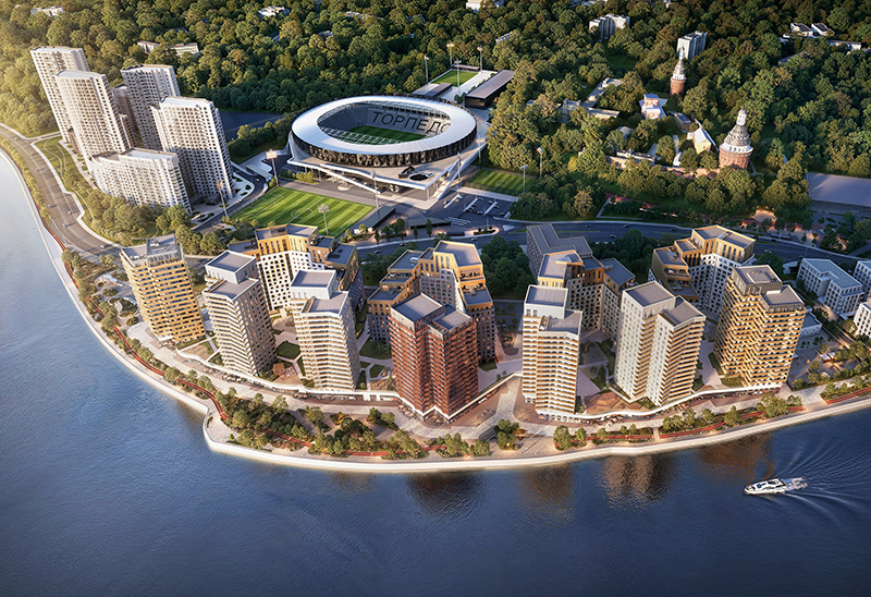 Жилой квартал Foriver на берегу Москвы-реки. Объекты Buro Estate