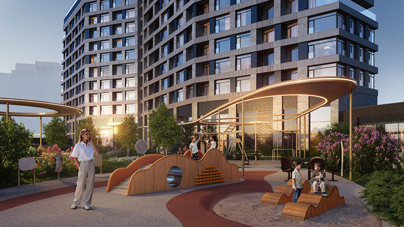 уютные зоны отдыха ЖК Остров. Новости Buro Estate