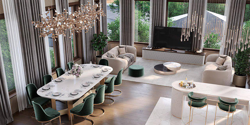Особняк в готовом ЖК Лаврушинский: Buro Estate
